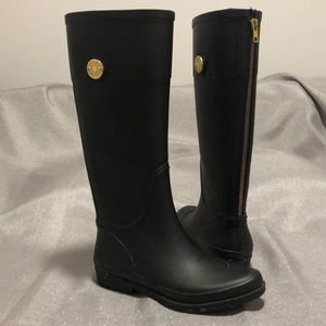 tommy hilfiger frills rain boot